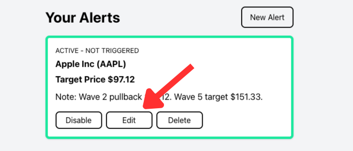 edit button view